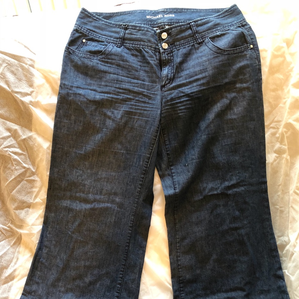 Michael Kors wide legged jeans